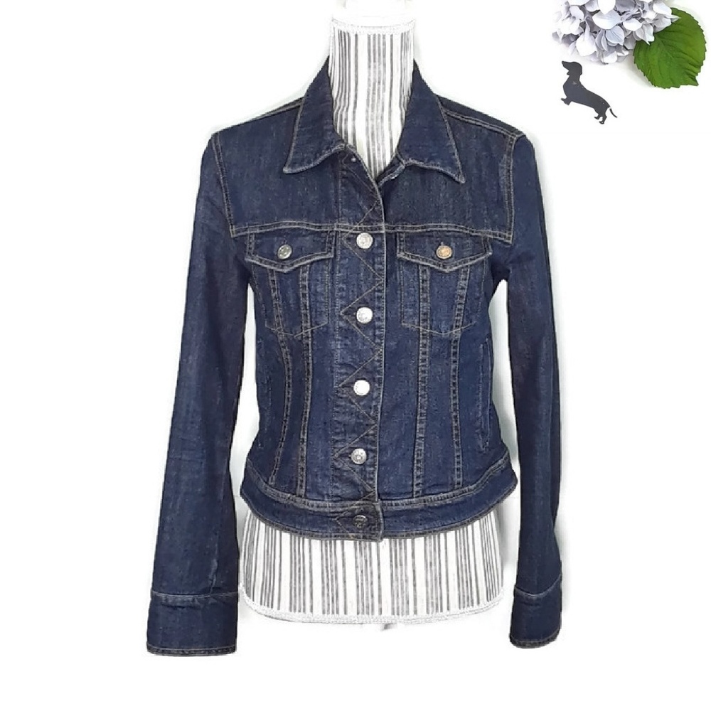 J Crew denim jacket. Sz S.